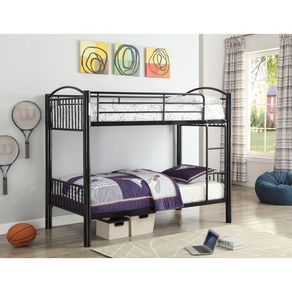 ACME Cayelynn Bunk Bed (Twin/Twin) in Black-Boyel Living